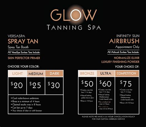 tanning packages specials near me.